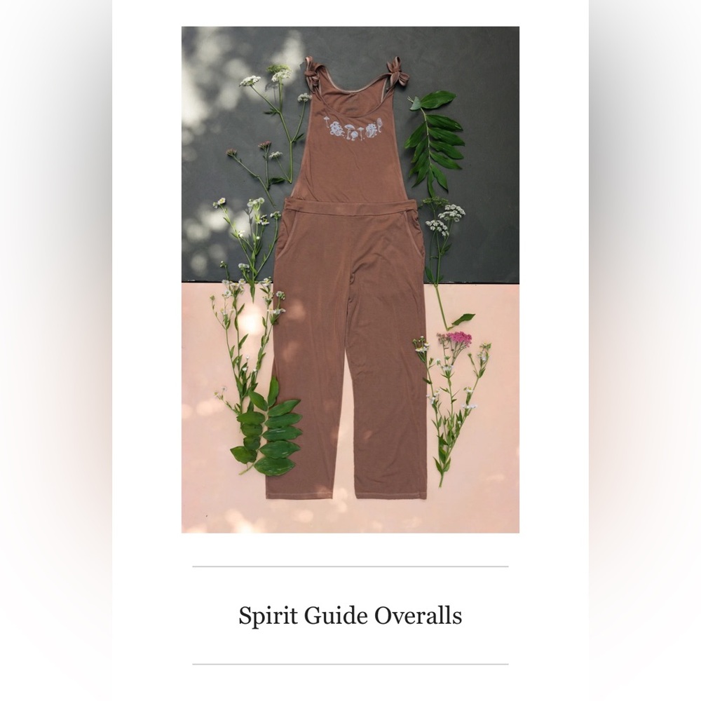 🤎🍄‍🟫 Purusha People Spirit Guide Overalls - Size Small